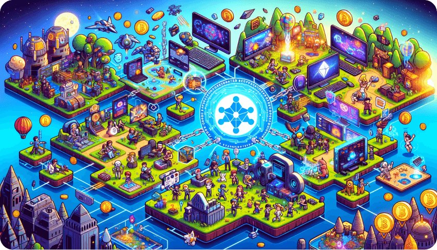 Major Actors in Decentralized Gaming Ecosystems