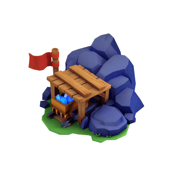 3D Buildings Artwork in Casual Style