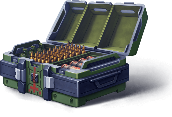 2D Chests with Amo Artwork design