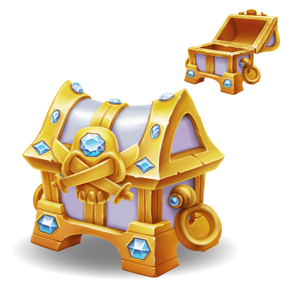 2D Chests Artwork design