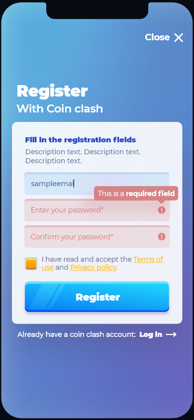 Quiz Whizz Game Mobile UI Design