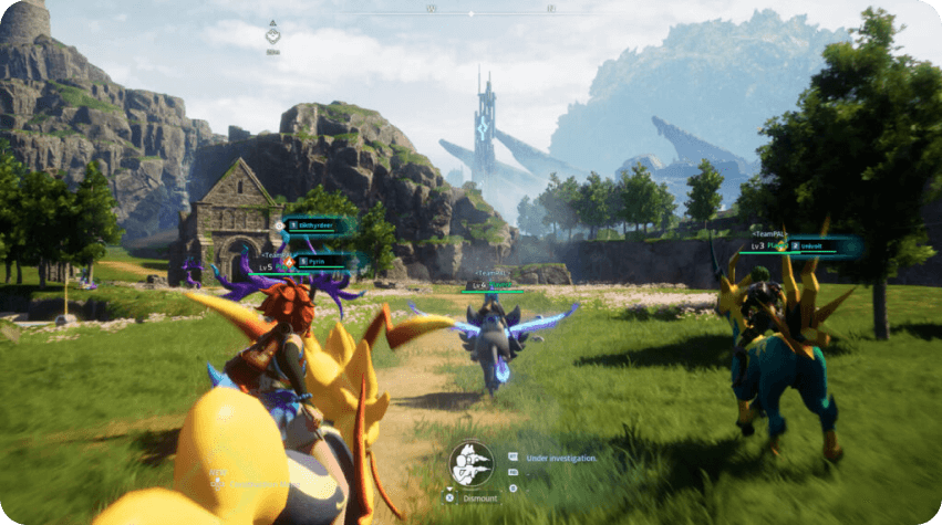 Palworld Indie Game Made with Unreal Engine