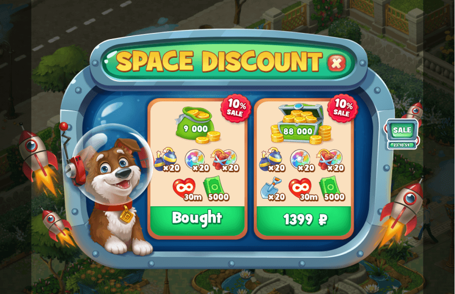 Casual Game Shop UI Design